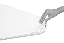 for ironing always use a base layer of felt